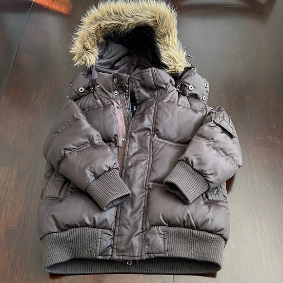 Gap kids xs 4/5 down fill parka coat - Picture 1 of 6